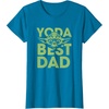 image:imageStar Wars Fathers Day Yoda Best Dad Ever Big Chest Poster TShirtSapphire Blue