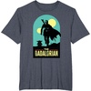 image:imageStar Wars The Dadalorian Mandalorian and Grogu Fathers Day TShirtHeather Blue