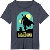 image:imageStar Wars The Dadalorian Mandalorian and Grogu Fathers Day TShirtHeather Blue