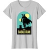 image:imageStar Wars The Dadalorian Mandalorian and Grogu Fathers Day TShirtSilver Grey