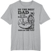 image:imageStar Wars The Mandalorian Fathers Day Best Dad Vintage TShirtHeather Grey