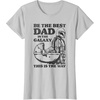 image:imageStar Wars The Mandalorian Fathers Day Best Dad Vintage TShirtSilver Grey