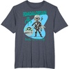 image:imageStar Wars The Mandalorian Fathers Day Best In The Galaxy TShirtHeather Blue