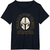 image:imageStar Wars The Mandalorian Fathers Day Helmet Galaxy Dad TShirtBlack