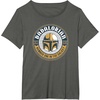 image:imageStar Wars The Mandalorian Fathers Day Number One Badge TShirtAsphalt Grey