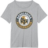 image:imageStar Wars The Mandalorian Fathers Day Number One Badge TShirtHeather Grey