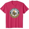 image:imageStar Wars The Mandalorian Fathers Day Number One Badge TShirtRed Heather