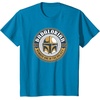 image:imageStar Wars The Mandalorian Fathers Day Number One Badge TShirtSapphire Blue