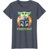 image:imageStar Wars The Mandalorian Fathers Day Number One Dad TShirtHeather Blue