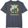 image:imageStar Wars The Mandalorian Fathers Day Number One Dad TShirtHeather Blue