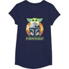 image:imageStar Wars The Mandalorian Fathers Day Number One Dad TShirtNavy Blue