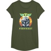 image:imageStar Wars The Mandalorian Fathers Day Number One Dad TShirtOlive Green