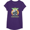 image:imageStar Wars The Mandalorian Fathers Day Number One Dad TShirtPurple