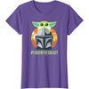 image:imageStar Wars The Mandalorian Fathers Day Number One Dad TShirtPurple Heather