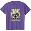 image:imageStar Wars The Mandalorian Fathers Day Number One Dad TShirtPurple Heather