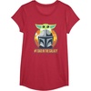image:imageStar Wars The Mandalorian Fathers Day Number One Dad TShirtRed Heather
