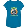 image:imageStar Wars The Mandalorian Fathers Day Number One Dad TShirtSapphire Blue