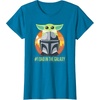 image:imageStar Wars The Mandalorian Fathers Day Number One Dad TShirtSapphire Blue