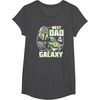 image:imageStar Wars The Mandalorian Grogu Fathers Day Retro Disney TShirtDark Heather Grey