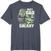 image:imageStar Wars The Mandalorian Grogu Fathers Day Retro Disney TShirtHeather Blue