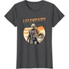 image:imageStar Wars The Mandalorian amp Grogu Fathers Day Legend Badge TShirtDark Heather Grey