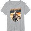 image:imageStar Wars The Mandalorian amp Grogu Fathers Day Legend Badge TShirtHeather Grey