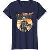 image:imageStar Wars The Mandalorian amp Grogu Fathers Day Legend Badge TShirtNavy Blue