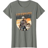 image:imageStar Wars The Mandalorian amp Grogu Fathers Day Legend Badge TShirtOlive Heather