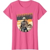 image:imageStar Wars The Mandalorian amp Grogu Fathers Day Legend Badge TShirtPink Heather