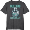 image:imageStar Wars The Mandalorian and Grogu Best Dad in the Galaxy TShirtDark Heather Grey
