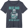 image:imageStar Wars The Mandalorian and Grogu Best Dad in the Galaxy TShirtHeather Blue