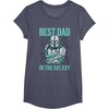 image:imageStar Wars The Mandalorian and Grogu Best Dad in the Galaxy TShirtHeather Blue
