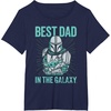 image:imageStar Wars The Mandalorian and Grogu Best Dad in the Galaxy TShirtNavy Blue