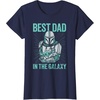 image:imageStar Wars The Mandalorian and Grogu Best Dad in the Galaxy TShirtNavy Blue