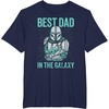 image:imageStar Wars The Mandalorian and Grogu Best Dad in the Galaxy TShirtNavy Blue