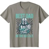 image:imageStar Wars The Mandalorian and Grogu Best Dad in the Galaxy TShirtSlate Grey