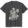 image:imageStar Wars The Mandalorian and Grogu Papalorian Fathers Day TShirtDark Heather Grey
