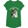 image:imageStar Wars Yoda Best Dad Ever Graphic TShirt C2 TShirtKelly Green