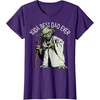 image:imageStar Wars Yoda Best Dad Ever Graphic TShirt C2 TShirtPurple