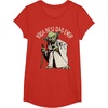 image:imageStar Wars Yoda Best Dad Ever Graphic TShirt C2 TShirtRed