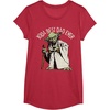 image:imageStar Wars Yoda Best Dad Ever Graphic TShirt C2 TShirtRed Heather