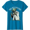 image:imageStar Wars Yoda Best Dad Ever Graphic TShirt C2 TShirtSapphire Blue
