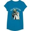 image:imageStar Wars Yoda Best Dad Ever Graphic TShirt C2 TShirtSapphire Blue