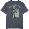 image:imageStar Wars Yoda Best Dad Ever Graphic TShirt TShirtHeather Blue
