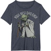 image:imageStar Wars Yoda Best Dad Ever Graphic TShirt TShirtHeather Blue