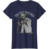 image:imageStar Wars Yoda Best Dad Ever Graphic TShirt TShirtNavy Blue