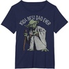 image:imageStar Wars Yoda Best Dad Ever Graphic TShirt TShirtNavy Blue