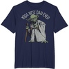 image:imageStar Wars Yoda Best Dad Ever Graphic TShirt TShirtNavy Blue