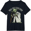 image:imageStar Wars Yoda Best Dad Ever Portait TShirtBlack