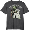 image:imageStar Wars Yoda Best Dad Ever Portait TShirtDark Heather Grey
